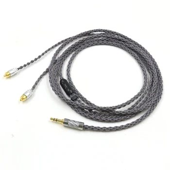 Новый кабель для обновления наушников Sony IER-M7 M9 Z1R 3,5 мм 2,5 мм 4,4 мм, 8-ядерные посеребренные наушники