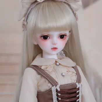 Новый полный комплект BJD из натуральной куклы Yue Meiyue 1/4 SD, дополнительная одежда, парик, обувь, точечный макияж