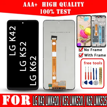 Оригинальный ЖК-дисплей для LG K42 K52 K62 с сенсорным экраном Премиум-качества, Запасные части для ремонта мобильных телефонов, бесплатные инструменты