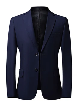 Осенний новый костюм, мужской молодежный Тонкий Корейский вариант прилива, красивый пиджак, Однотонный весенний повседневный костюм, мужской блейзер 4XL