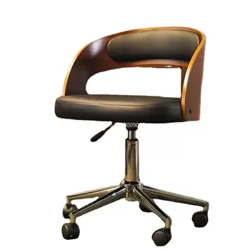 Офисный стул для конференций из массива дерева, домашний компьютерный стул, безрукая спинка для отдыха, простой подъемный стул, стулья для мебели спальни
