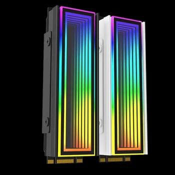 Охлаждающий жилет для настольных карт памяти 5V3P RGB ARGB Материнская плата AURA-Синхронный алюминиевый сплав-Кулер радиатора процессора
