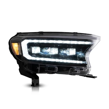 Пара автомобильных фар В сборе Для фар Ford Ranger 2015-up Передний свет автомобиля Plug & Play Автоматическая система светодиодных фар