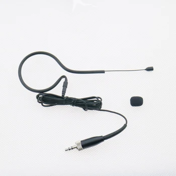 Полностью Черный Цвет HSP3 Ear HeadMic Гарнитура для Sennheiser G1 G2 G3 G4 Беспроводная Высококачественная Силиконовая Защита окружающей среды