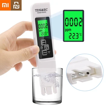 Портативный измеритель Xiaomi Youpin TDS/EC Цифровой Тестер воды Тестер Качества Воды Монитор чистоты воды Тестовая ручка Измеритель температуры Mi