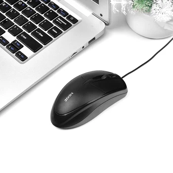 Проводная мышь USB с регулировкой 1000 точек на дюйм, 3 Кнопки, Оптические Профессиональные мыши для геймеров