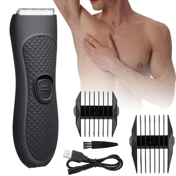 Профессиональный мужской Триммер для волос Электрическая машинка для стрижки волос Бритва для интимных зон Удаление волос на теле Бритье бороды и усов