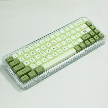 Профиль XDA Mint Matcha Key Cap PBT Dye Sub Английский Японский 124 Клавишный Макет DIY Механическая клавиатура На Заказ Key Cap