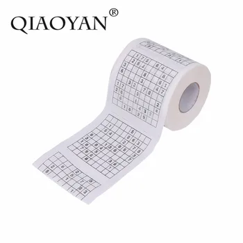 Прочная папиросная бумага с принтом Sudoku Su, рулон туалетной бумаги, хорошая игра-головоломка