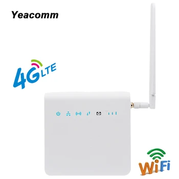 Разблокированный 300 Мбит/с внутренний мобильный Wi-Fi маршрутизатор LTE CPE 4G со слотом для sim-карты и портом локальной сети