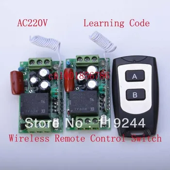 Светодиодный SMD светильник Power ON OFF AC220V 1CH беспроводной переключатель 200M RF Приемник и передатчик 10A с защелкой Свободно добавляет контроллер