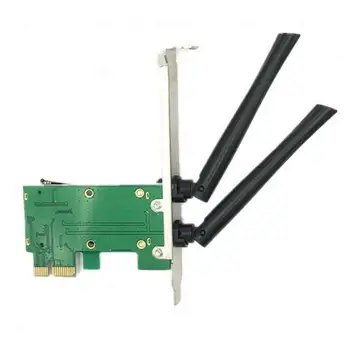 Сетевой адаптер NIC-конвертер, используемый для беспроводной сетевой карты Wifi Mini PCI-E в PCI-E1X и устройств, поддерживающих кабельный адаптер