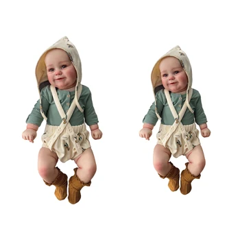 Силиконовая кукла-младенец, реалистичная подвижная игрушка для малышей, имитирующая дом