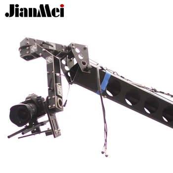 Системы Jianmei 12 meters camera cranes аксессуары для кинооборудования Sony a6000 с моторизованным поворотом и наклоном камеры