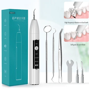 Ультразвуковой очиститель зубов, Визуальный Электрический Зубной скалер, Ирригатор для удаления зубного камня, Отбеливающие инструменты для удаления зубного камня