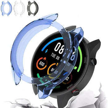 ультратонкий мягкий чехол для часов из ТПУ, Классический чехол для кожи, защитный чехол для xiaomi Mi Smart watch, цветная спортивная версия, Аксессуары для корпуса