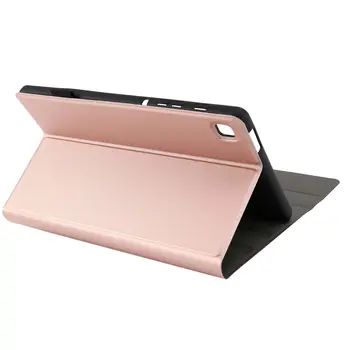 Чехол из искусственной кожи + клавиатура для Samsung Tab A7 Lite 8,7 Дюймов T220/T225, Откидной чехол для планшета, Подставка для планшета с беспроводной клавиатурой (A)