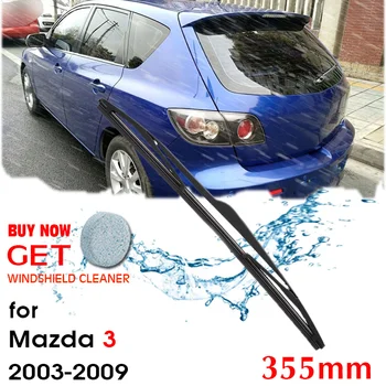 Щетка стеклоочистителя Заднего стекла автомобиля Стеклоочистители для Mazda 3 хэтчбек 355 мм 2003-2009 автоаксессуары