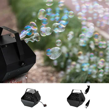 Электрическая Воздуходувка для мыльных пузырей Bubble Maker Machine для клуба, Детская вечеринка, Свадьба, Великобритания, Штекер 220 В