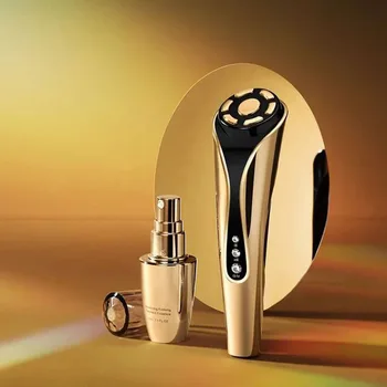 Электрический радиочастотный косметологический инструмент для лица, укрепляющий кожу и омолаживающий косметологический инструмент для удаления морщин на лице, массажер