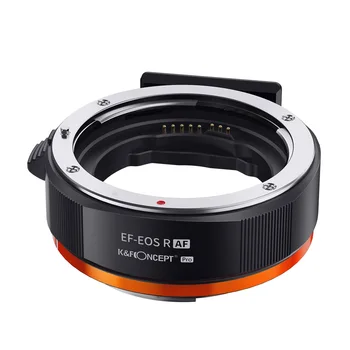 Электронный адаптер объектива K & F Concept EF/EF-S для EOS R с высокоточной автоматической фокусировкой Canon EF с креплением EF-S к камерам с креплением EOS R.