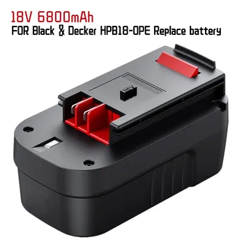 【Upgraded zu 6800mAh 】HPB18Batterie Kompatibel mitSchwarz und Decker 18V Batterie Ni-Mh HPB18-OPE FSB18 A1718 Werkzeuge batterie